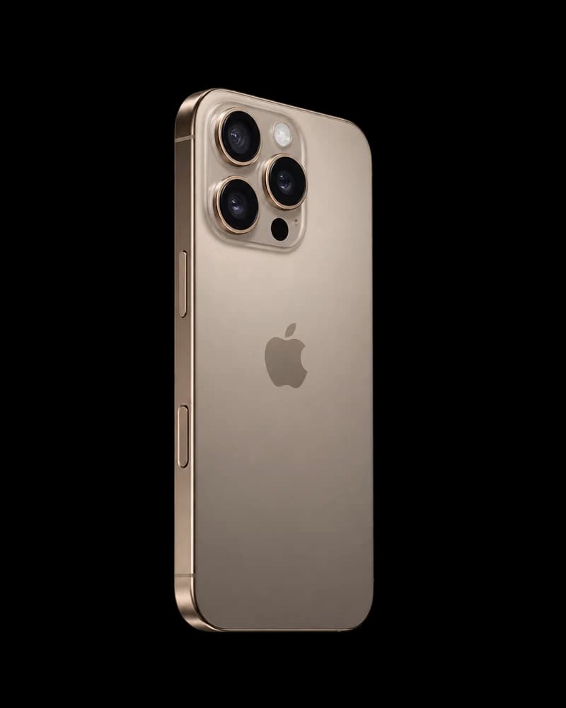 iPhone 16 Pro Max in desert titanium