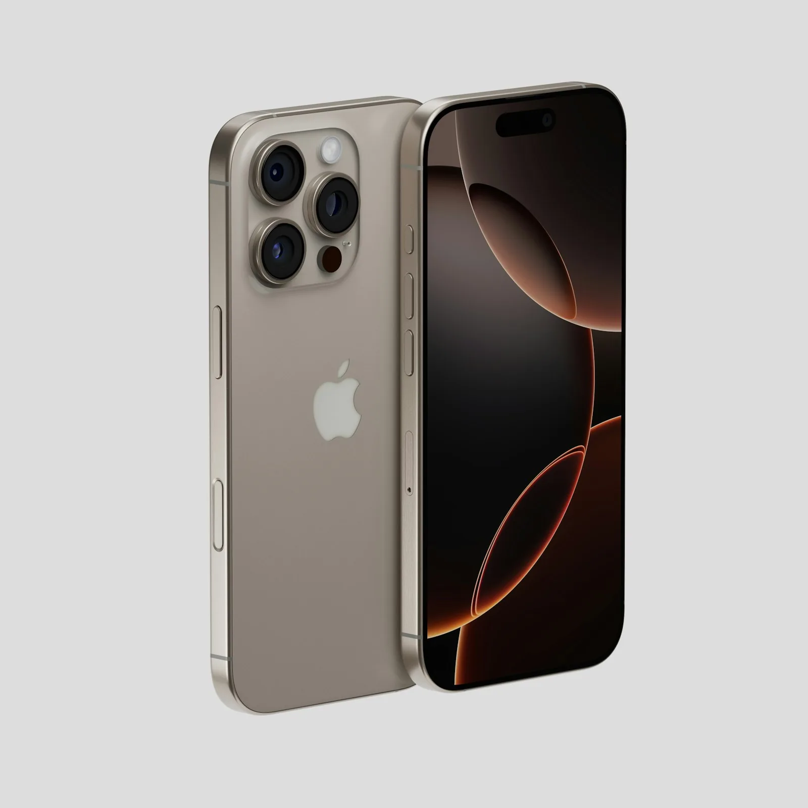 Two iPhone 16 phones side by side